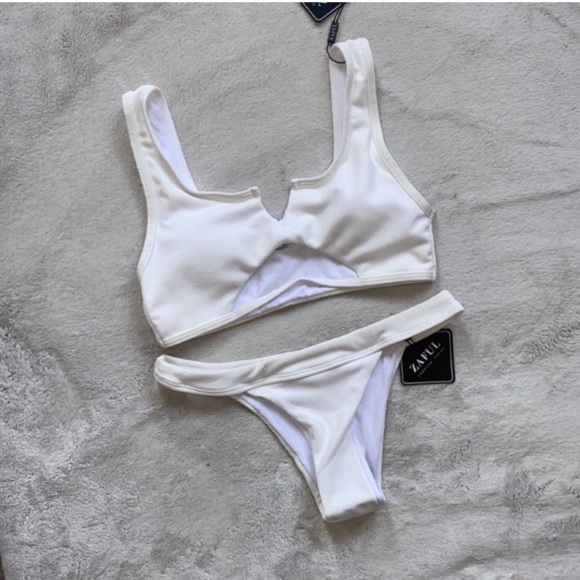 🪞 NEW ribbed high cut bikini 2 piece set - Picture 5 of 8